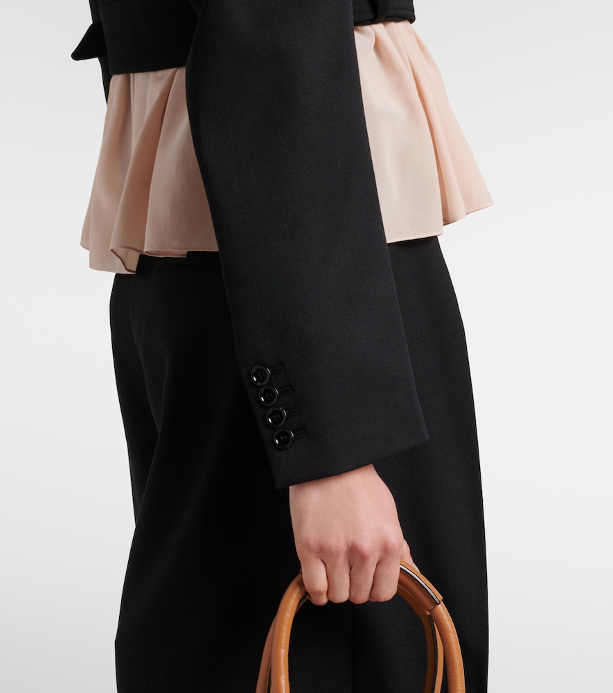  Chloe Chloe Cropped Virgin Wool Blazer 