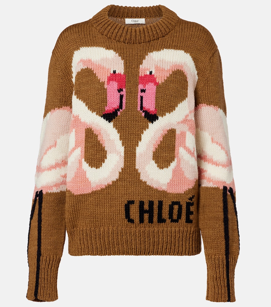 Chloe Chloé Wool jacquard sweater