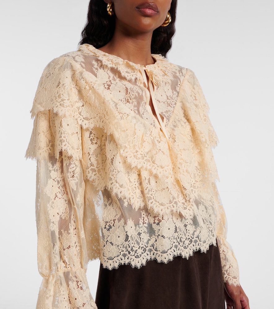  Rixo Rixo Faryn Ruffled Lace Blouse 