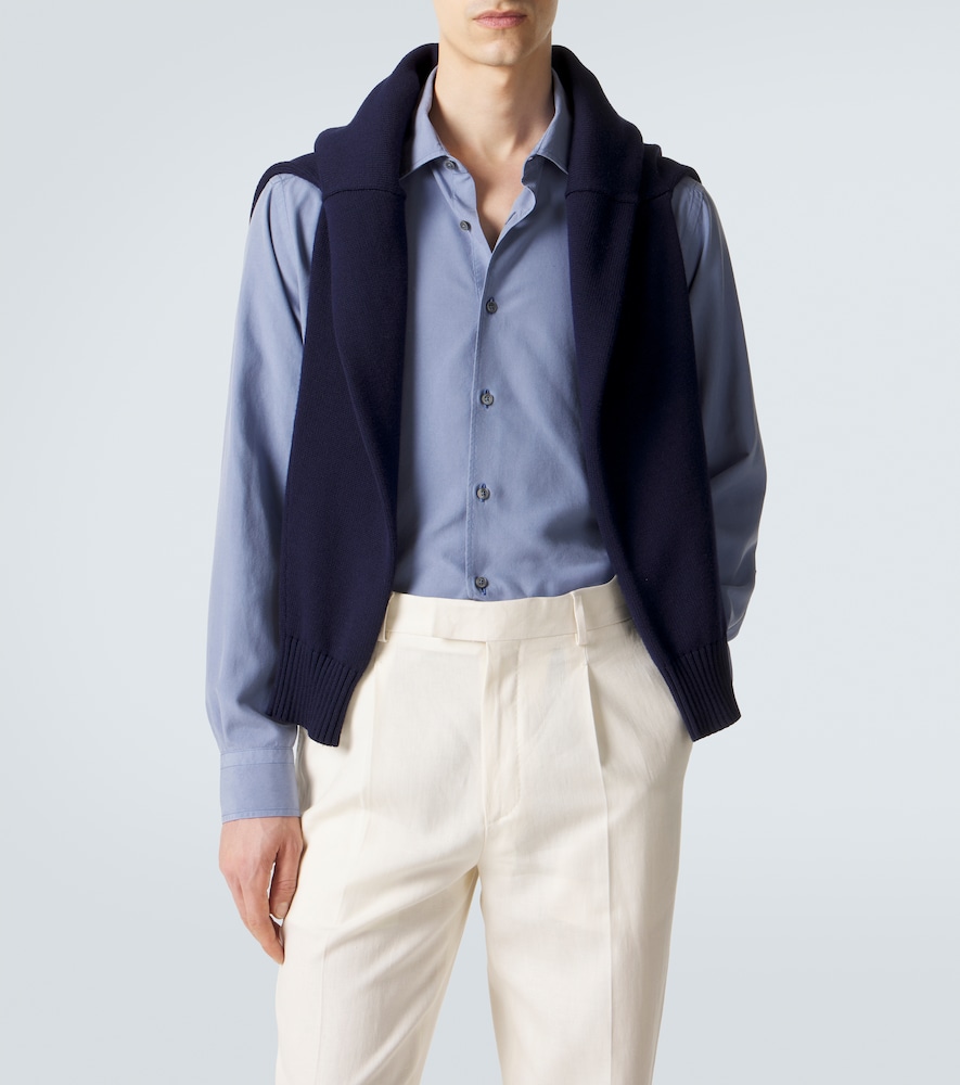  Zegna Zegna Hemd Aus Seide 