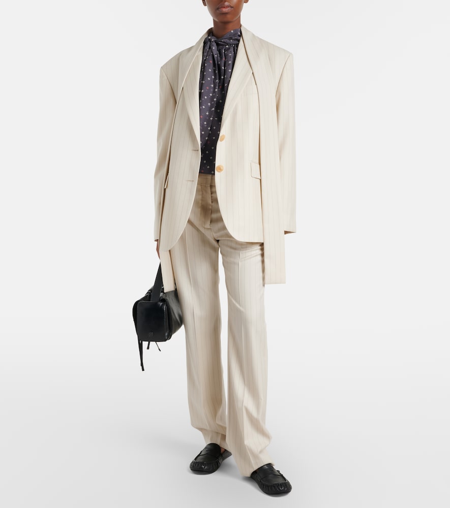  Acne Studios Acne Studios Pinstripe Wool Straight Pants 