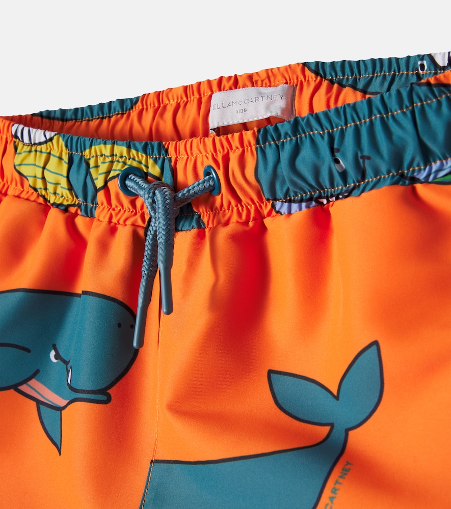  Stella Mccartney Kids Stella Mccartney Kids Bedruckte Badeshorts 