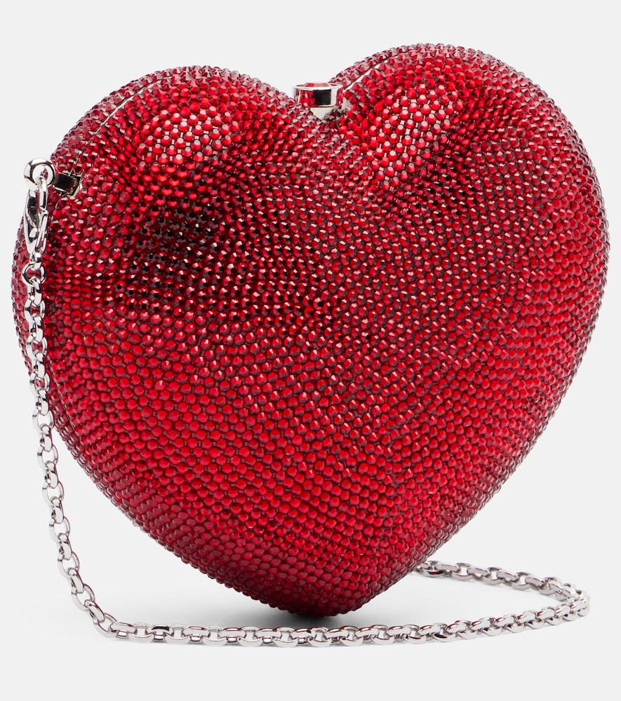  Judith Leiber Couture Judith Leiber Couture Clutch L'amour Petit Coeur Mit Kristallen 