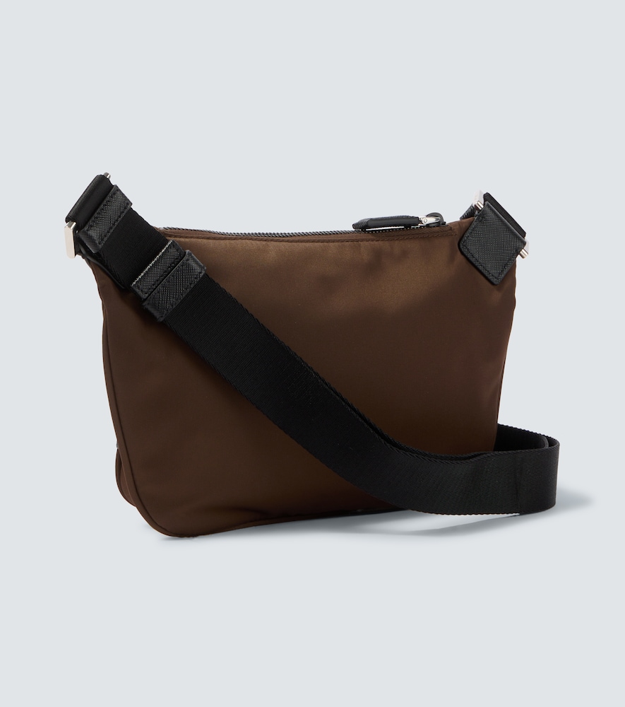  Prada Prada Re-nylon Leather-trimmed Shoulder Bag 