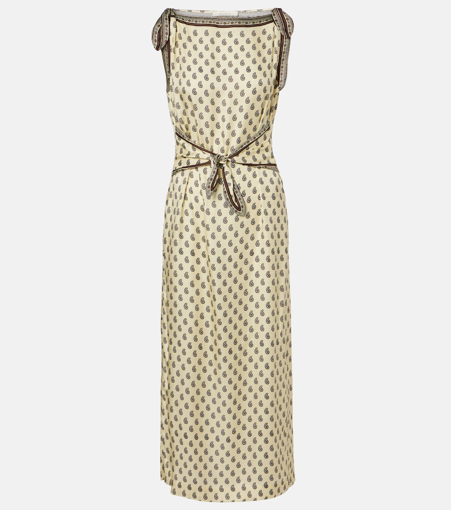 Doen Dôen Amorette paisley silk-blend midi dress