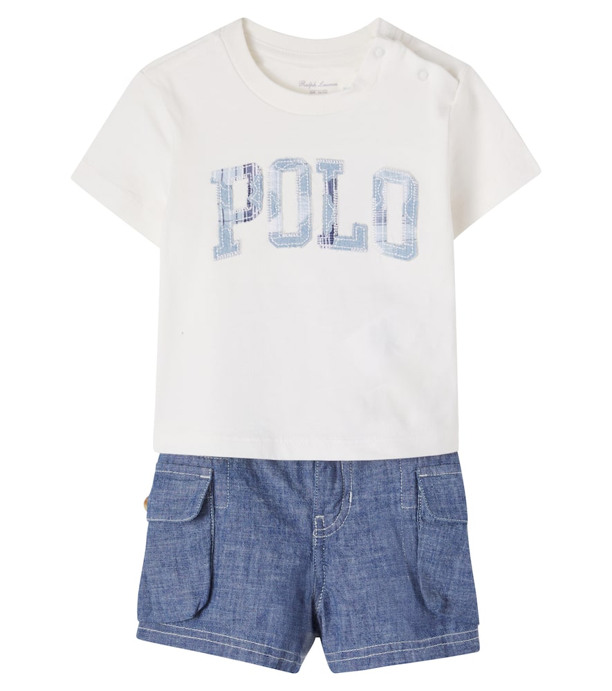 Baby - T-shirt e shorts con logo