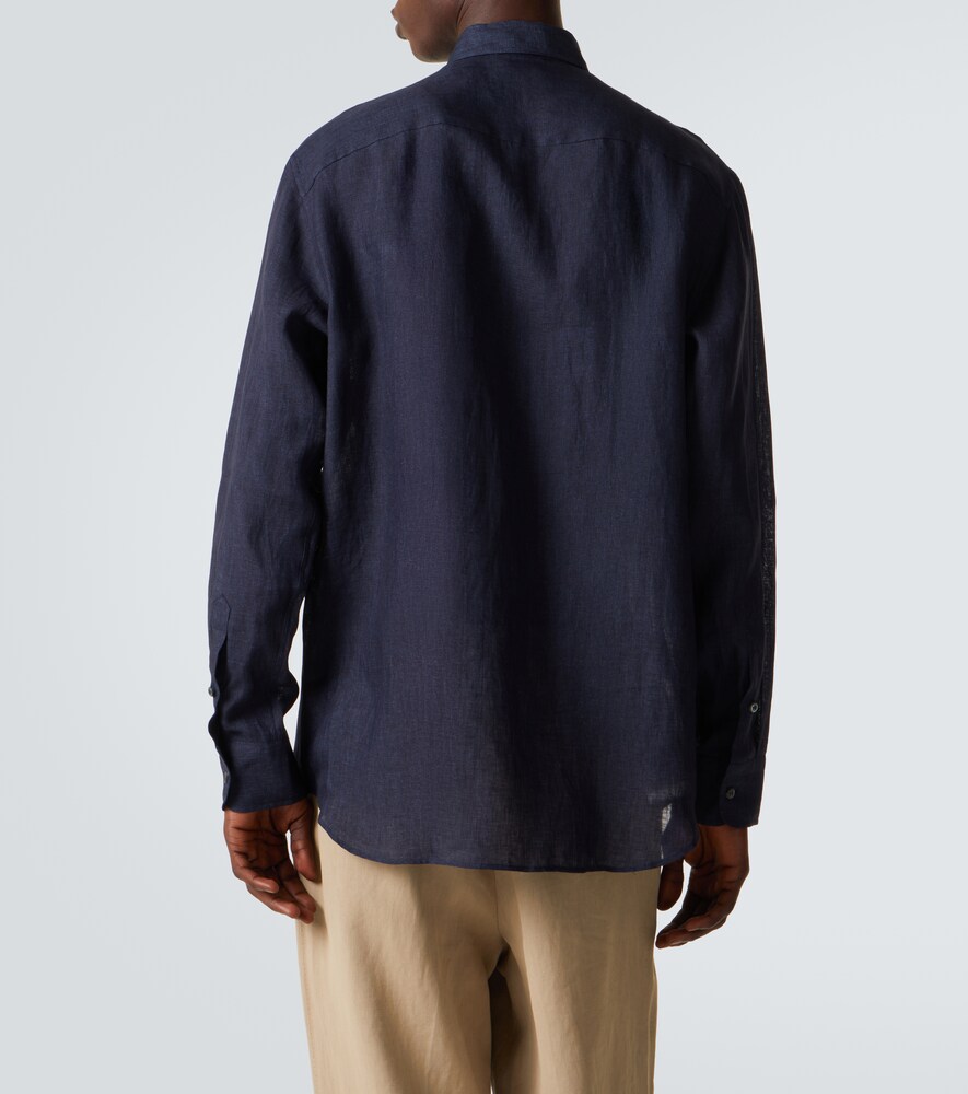  Brioni Brioni Linen Shirt 
