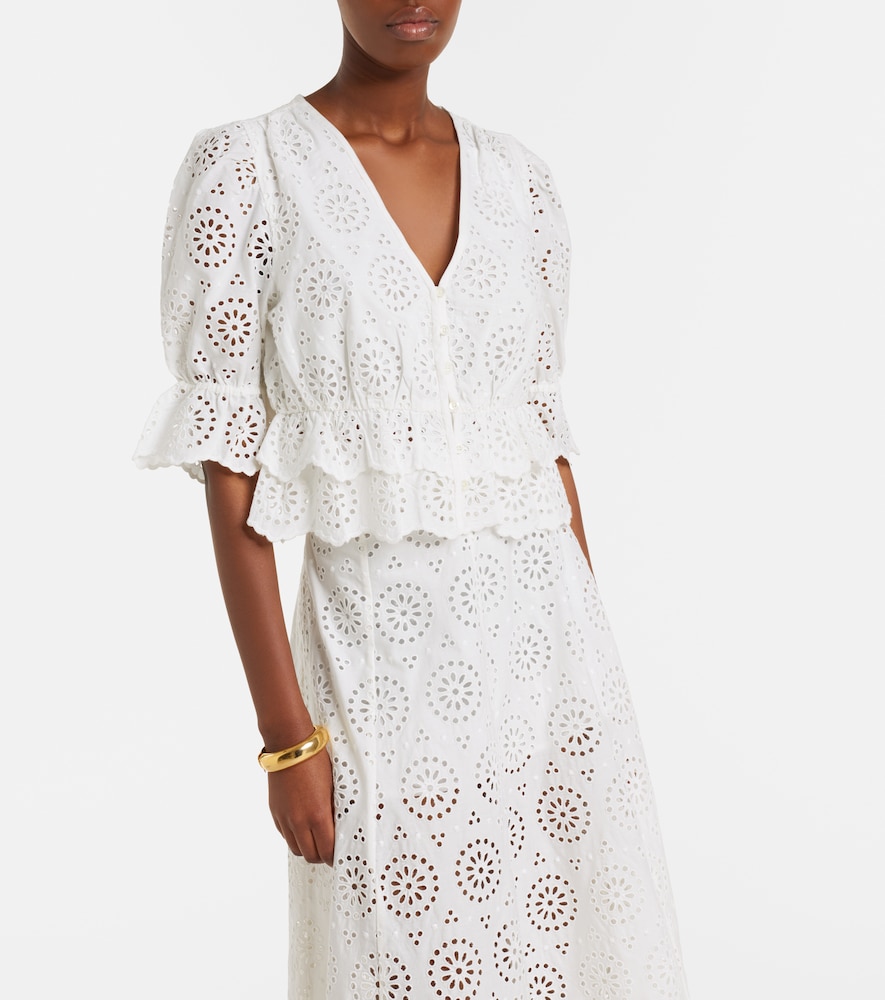  Frame Frame Bluse The Deco Aus Baumwolle 