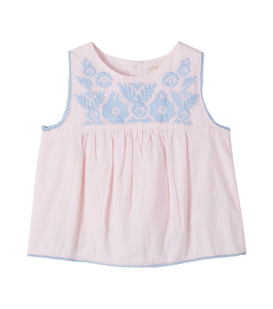 Louise Misha Rosa Besticktes Top Solenia Aus Baumwolle - MyTheresa