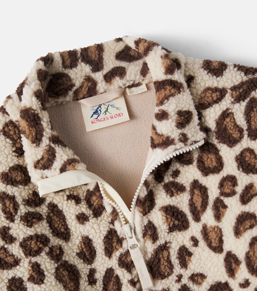  Konges Slojd Konges Slã¸jd Jody Leopard-print Teddy Jacket 