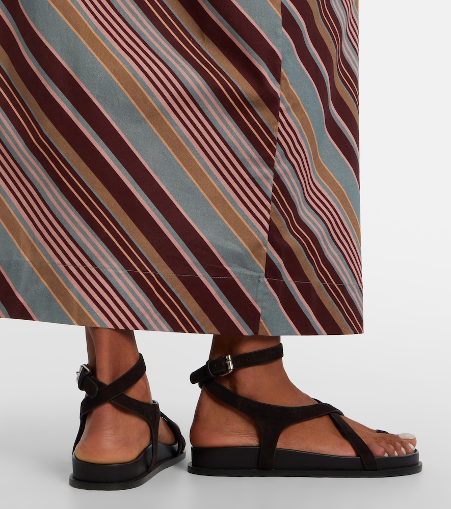A. Emery Jalen Slim suede sandals