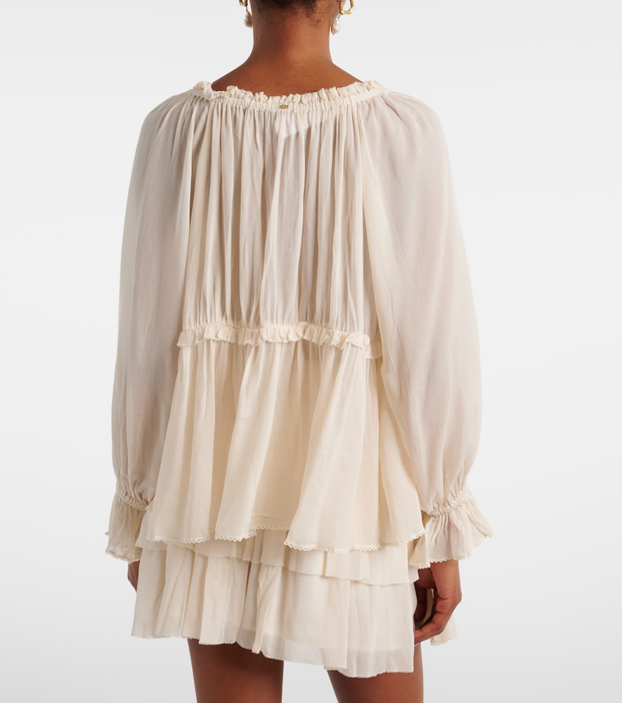  Poupette St Barth Poupette St Barth Moon Ruffled Blouse 