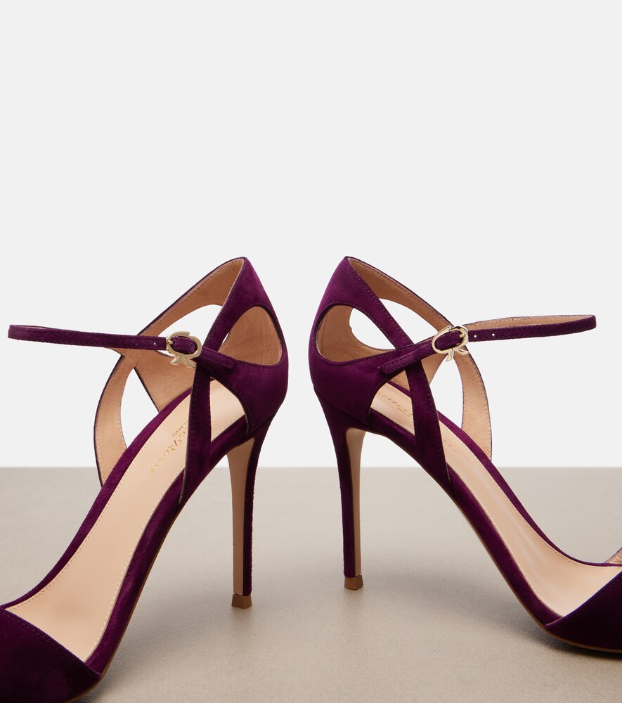  Gianvito Rossi Gianvito Rossi Sandalen Aus Veloursleder 