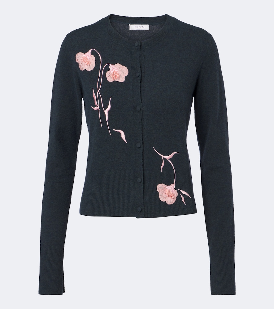 Erdem Cardigan appliqus fleurs 985 €