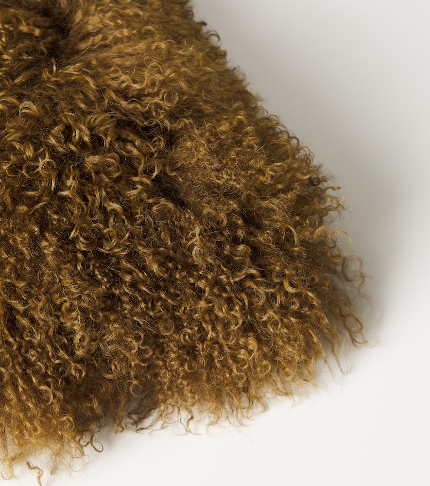 Maison De Vacances Maison De Vacances Shearling And Linen Cushion 