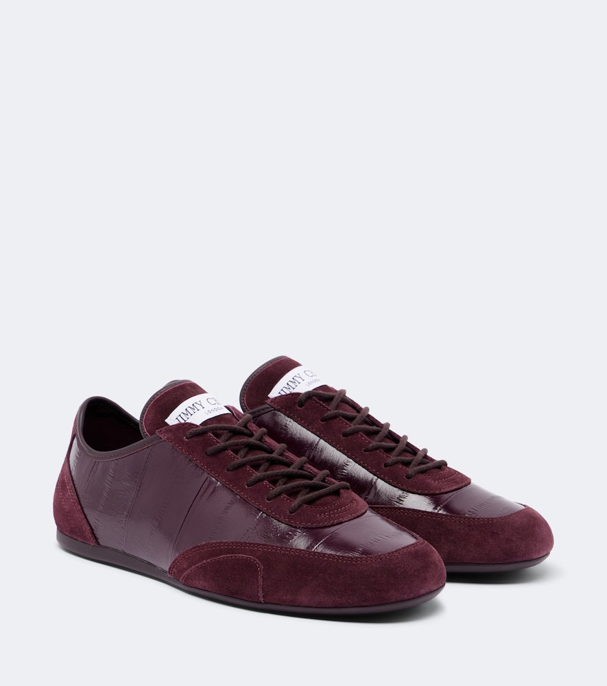Sneakers Sunny aus Leder und Veloursleder