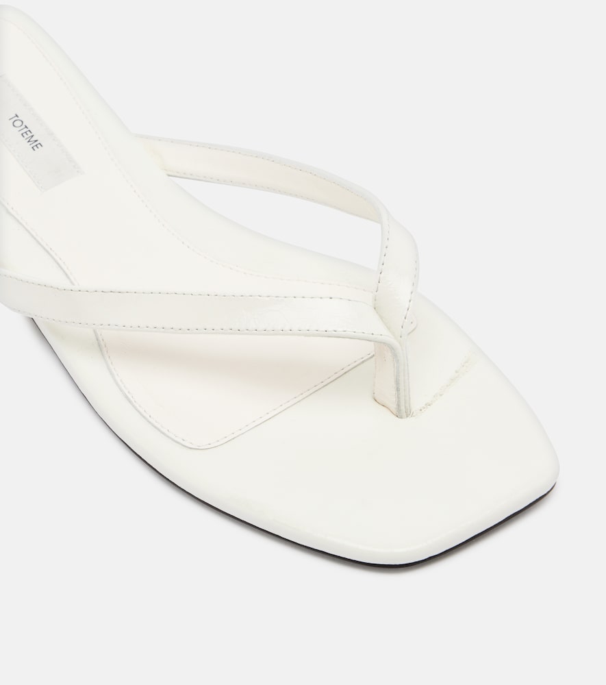  Toteme Toteme Sandalen Aus Leder 