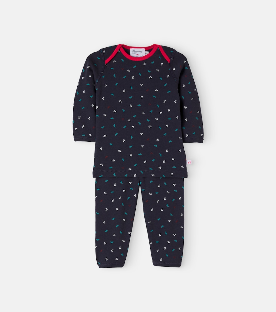 x Maison Kitsuné – Set T-shirt e pantaloni in cotone