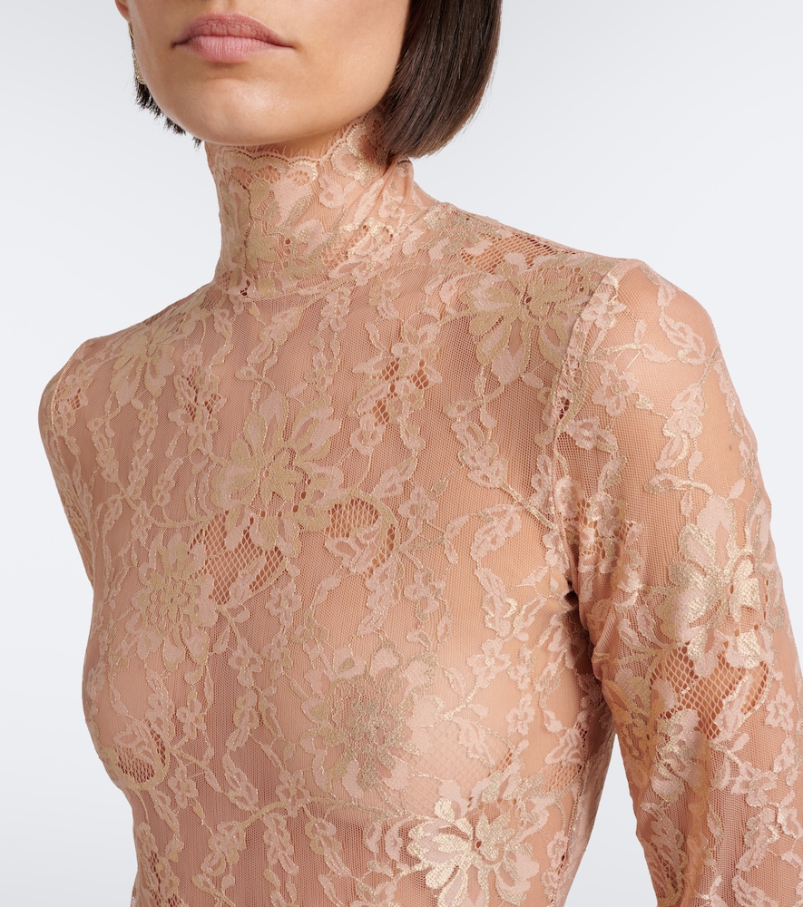 Garavani Sheer Lace Bodysuit