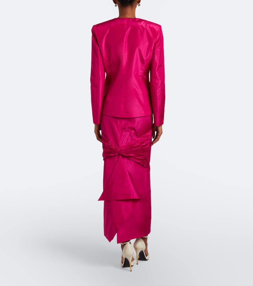 Garavani Silk Taffeta Midi