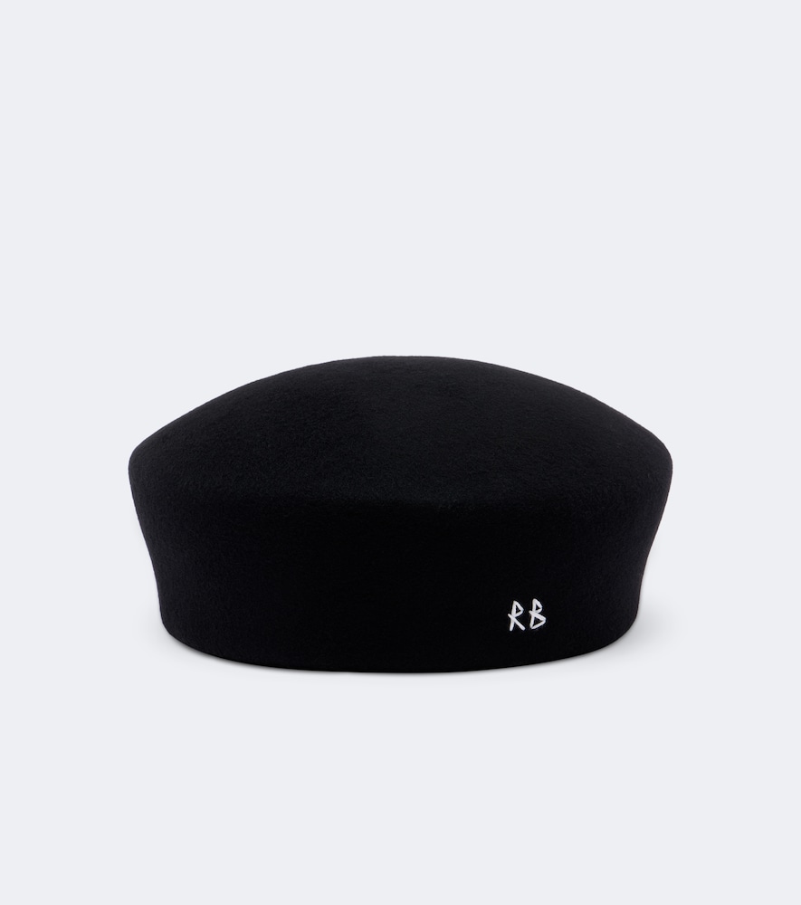Cappello in lana con logo