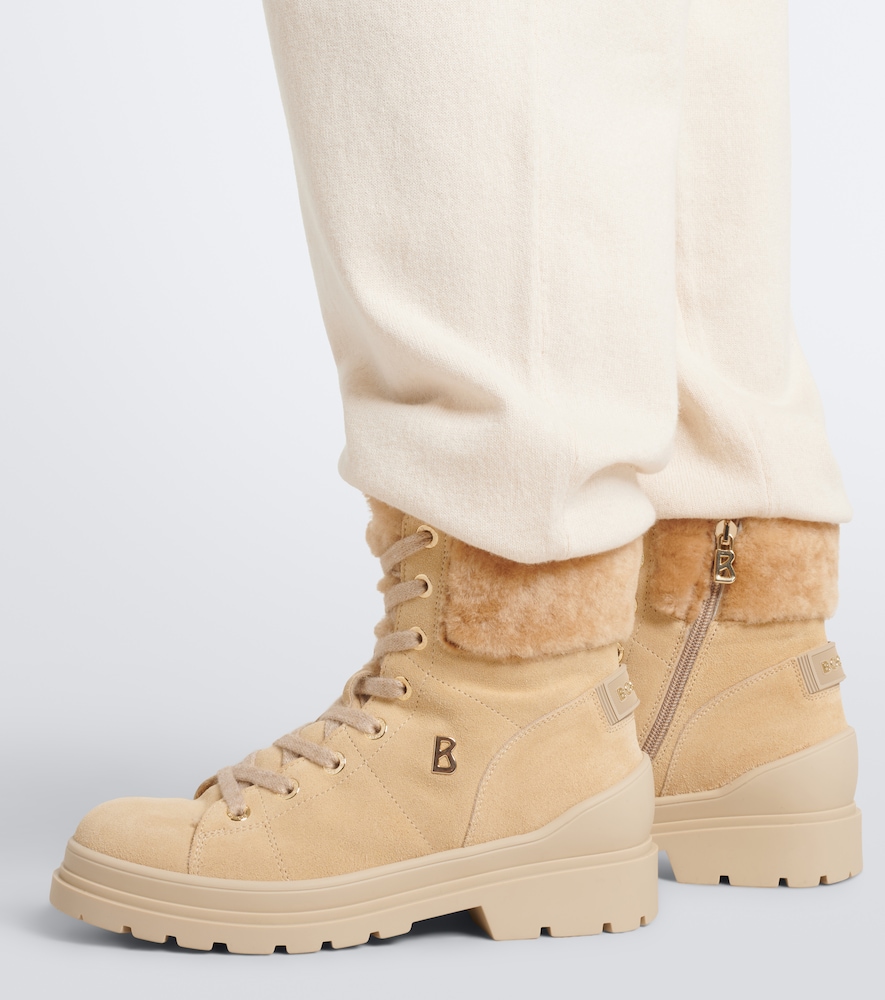 St. Moritz Suede Lace-Up Boots