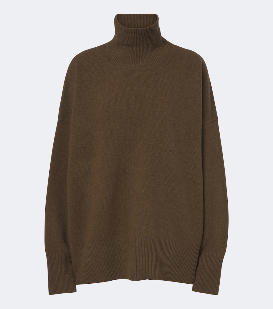 Rohe Róhe Wool Turtleneck Sweater In Green