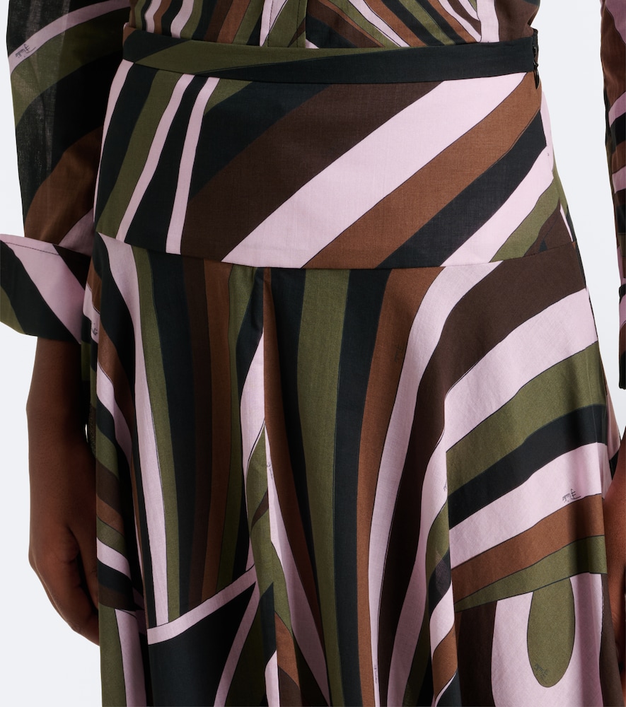 Pucci Iride Cotton Muslin Maxi