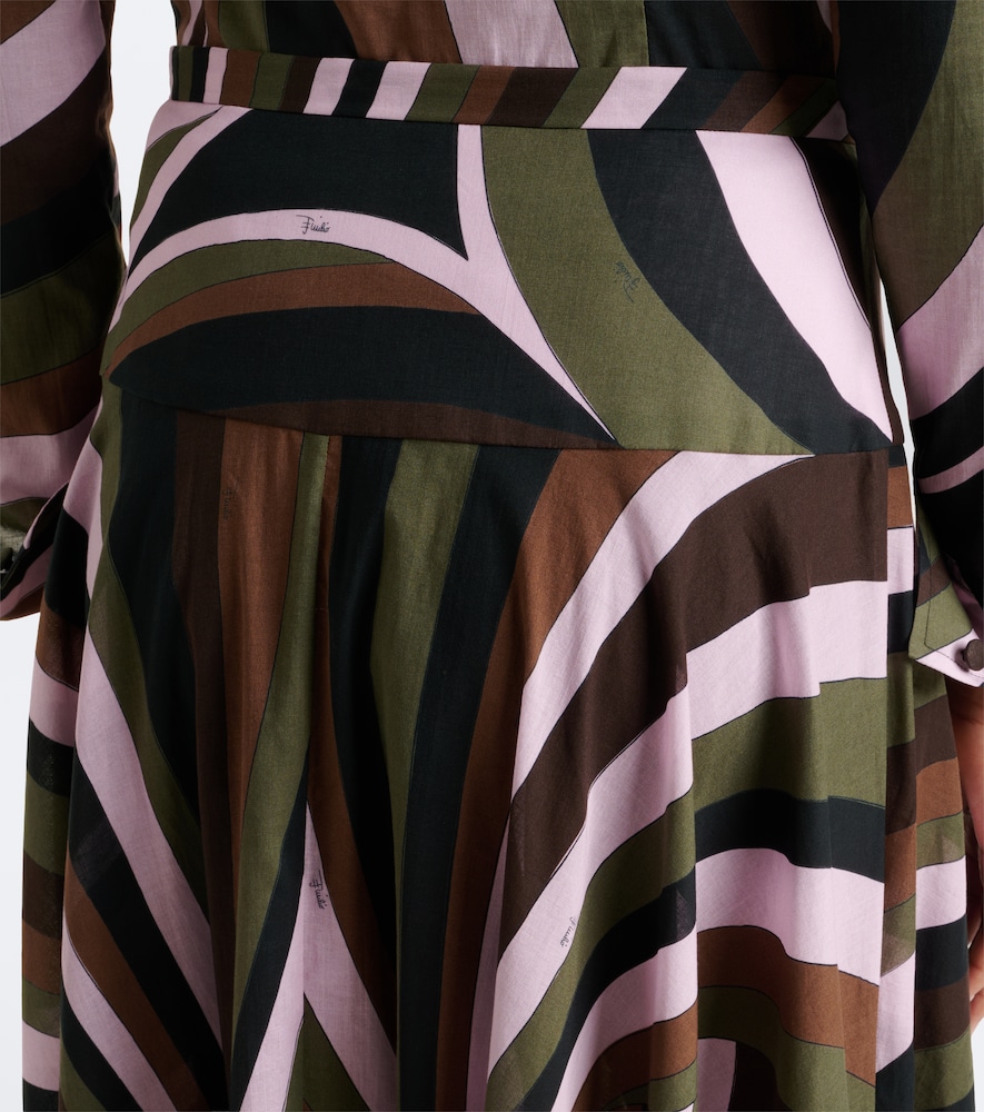 Pucci Iride Cotton Muslin Maxi