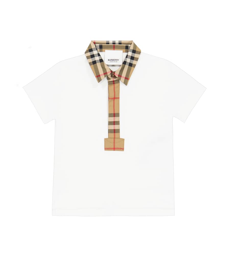 Burberry Kids Baby Vintage Check cotton polo shirt