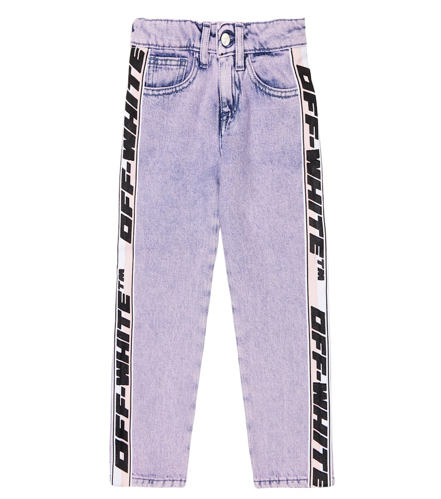 Off-White Kids Logo straight jeans