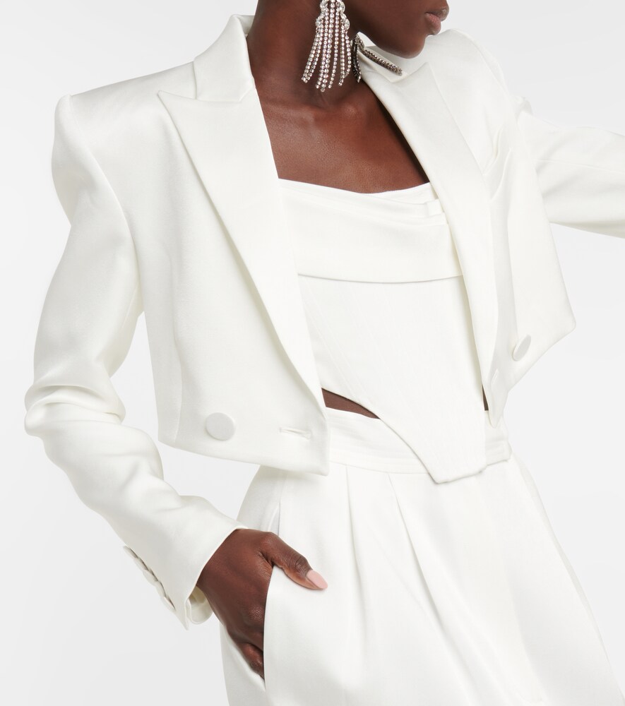  Alex Perry Alex Perry Cropped-blazer Parker Aus Crêpe 