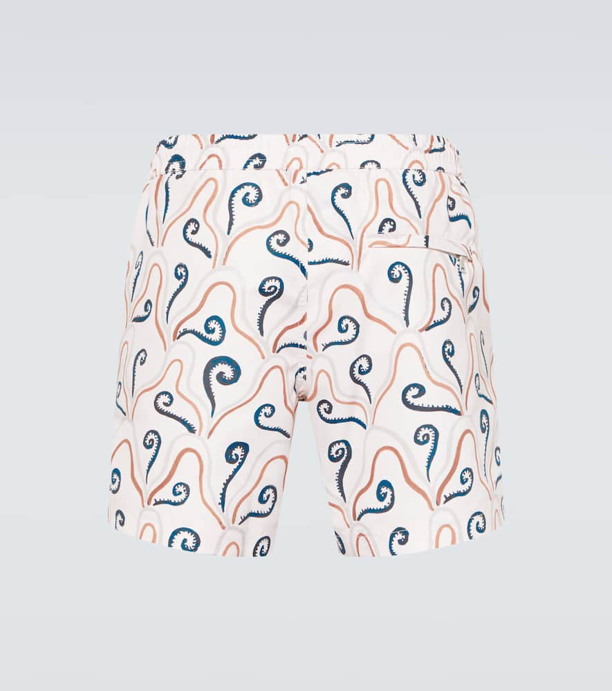 Shop Commas Classic Swim Shorts In White