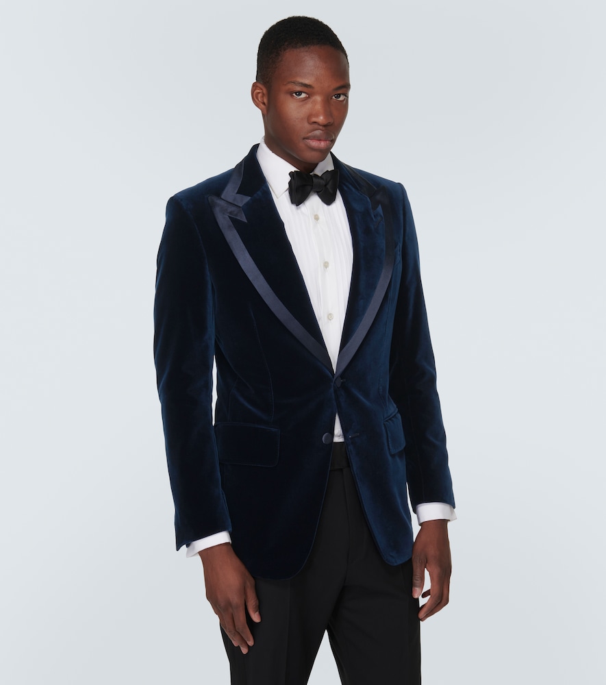  Tom Ford Tom Ford Smokingjacke Atticus Aus Baumwollsamt 