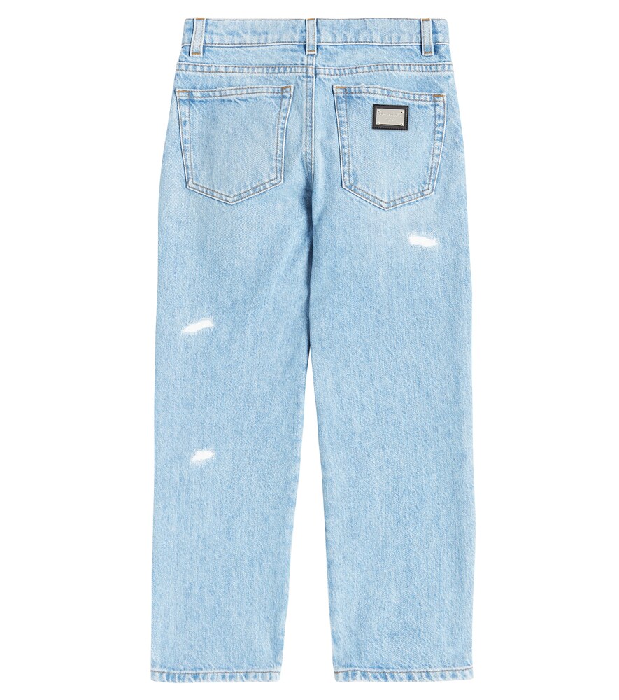  Dolce&gabbana Kids Dolce&gabbana Kids Distressed Jeans 