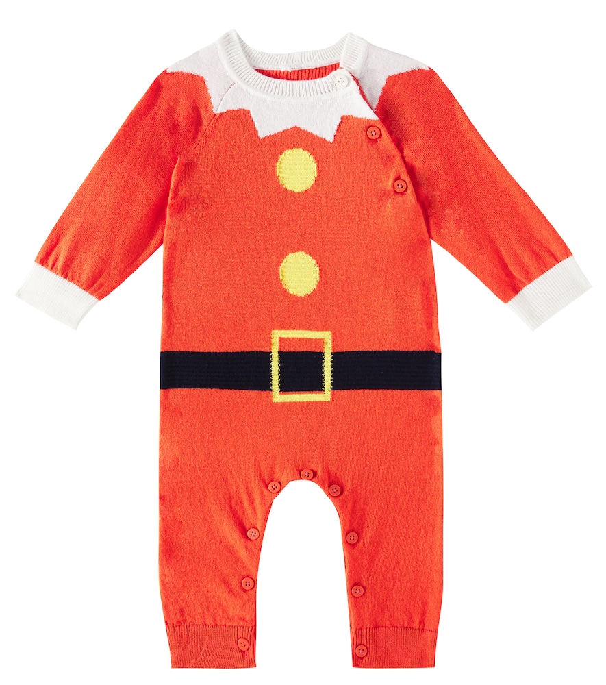 Stella McCartney Kids Baby cotton and wool onesie
