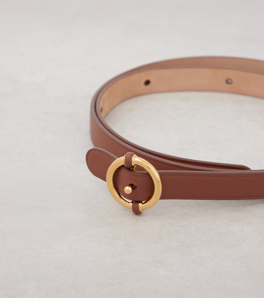  Loro Piana Loro Piana Helm Leather Belt 