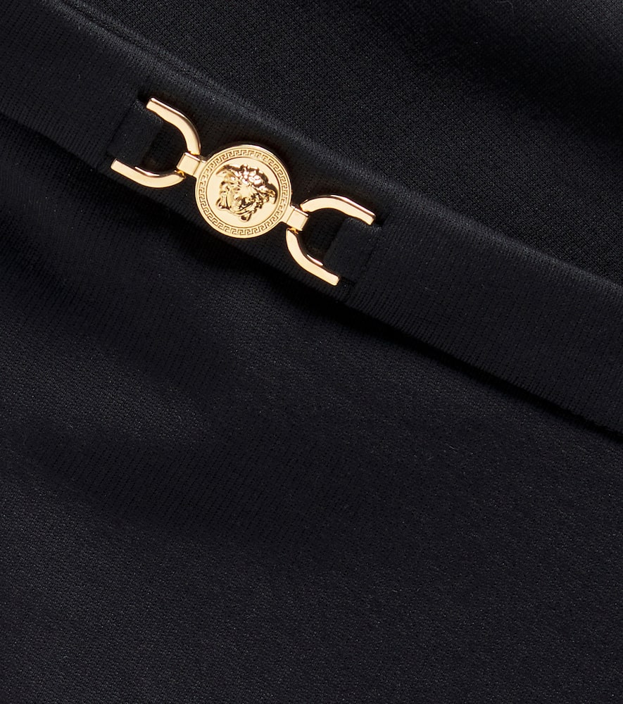 Versace Punto Milano Skirt In Black