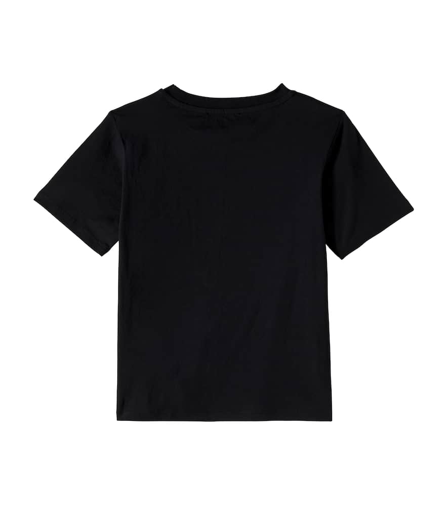 BALMAIN LOGO COTTON JERSEY T-SHIRT