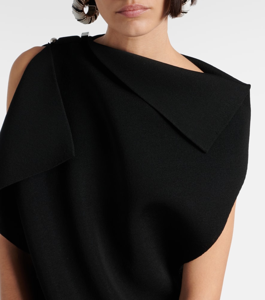 Jacquemus Women Trapeze Mini Dress In Black