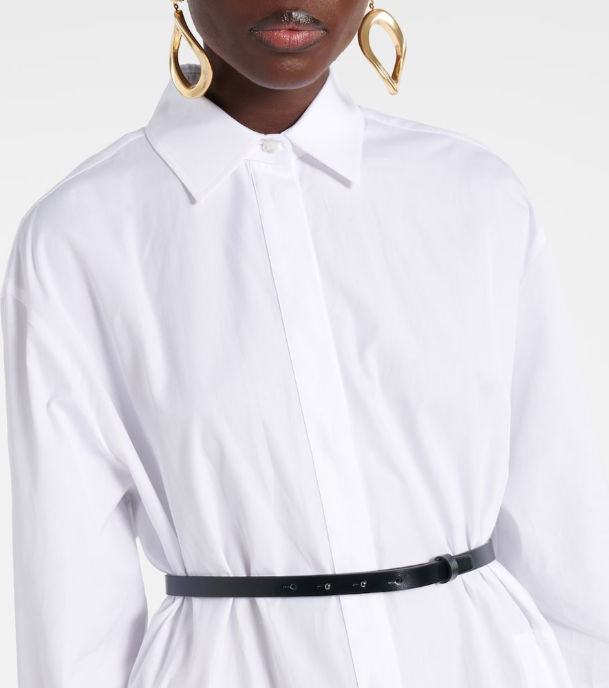  Max Mara Max Mara Vestido Camisero De Popelín De Algodón 