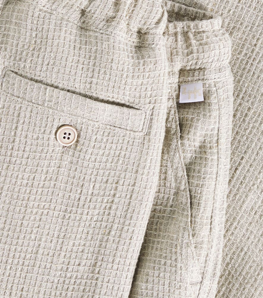 Il Gufo Linen Pants In Beige