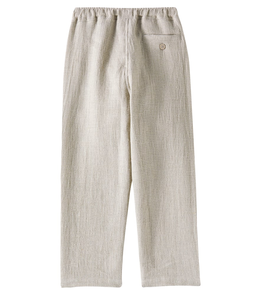 Il Gufo Linen Pants In Beige