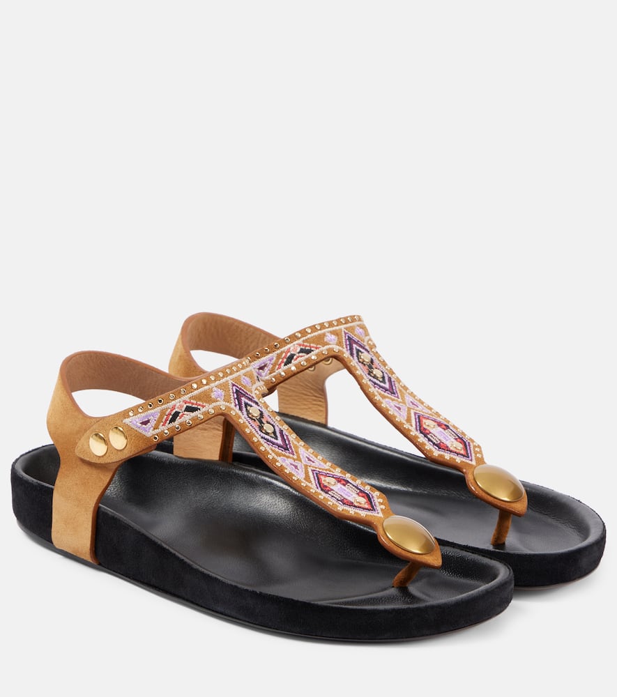 Isabel Marant Women's Enore Sandal In Brown