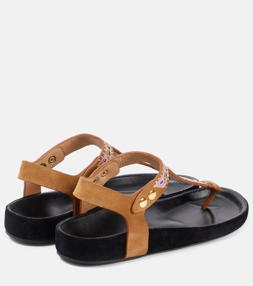 Isabel Marant Women's Enore Sandal In Brown