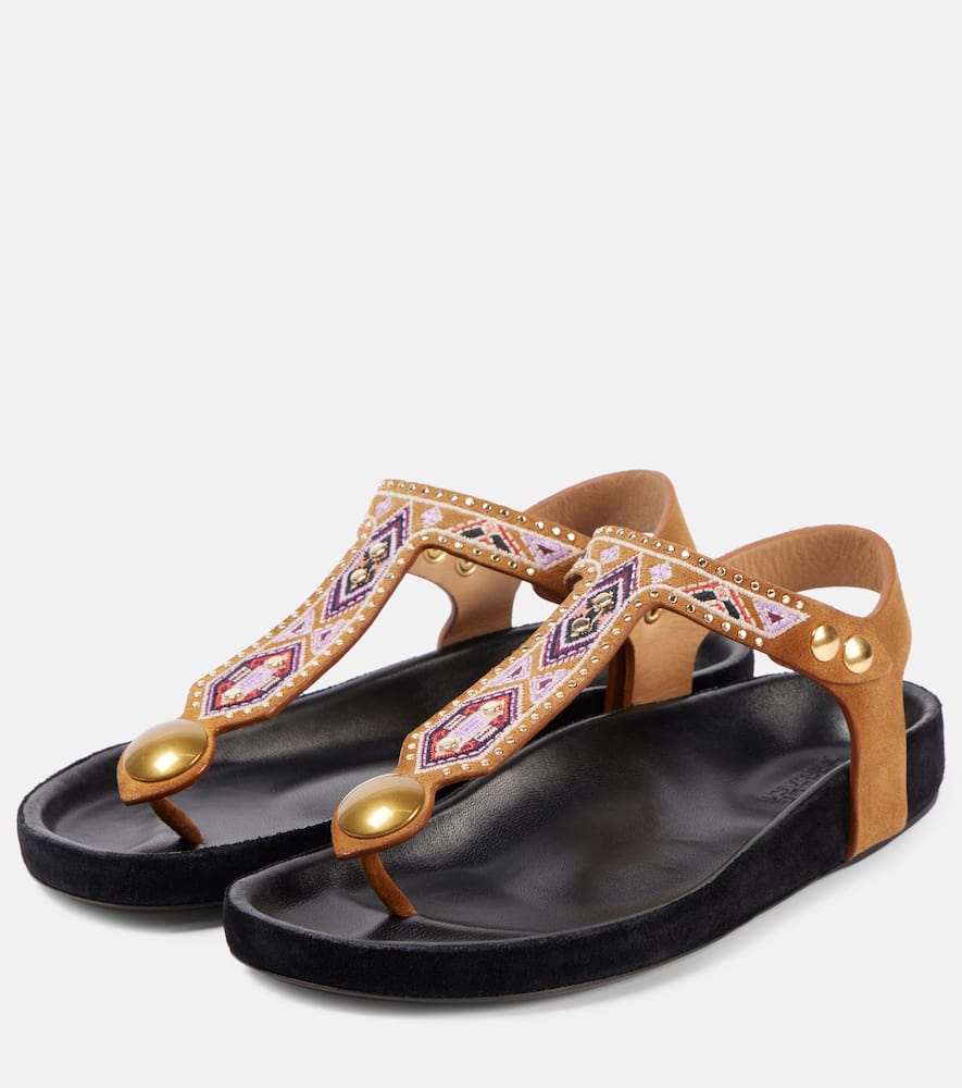 Isabel Marant Women's Enore Sandal In Brown