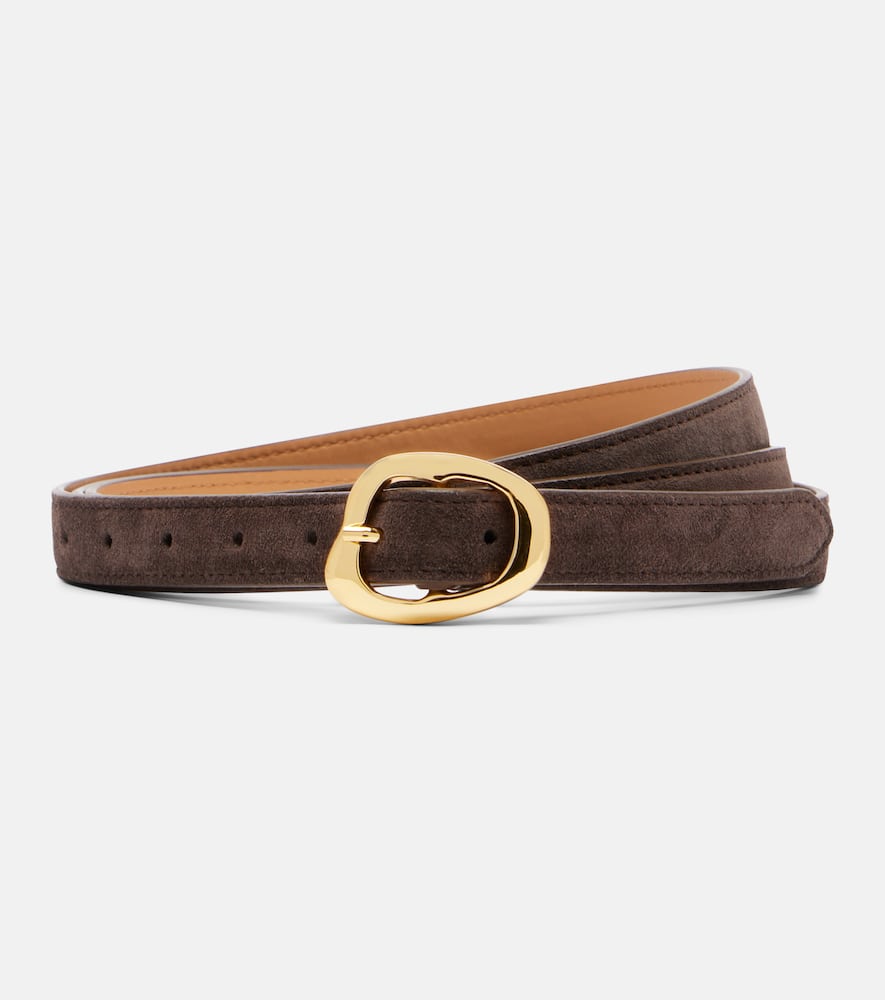 Amanu Rwenzori Suede Belt In Brown