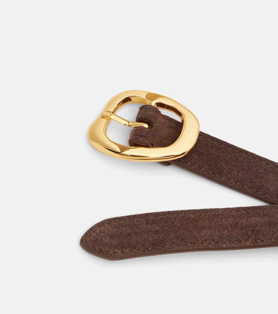Amanu Rwenzori Suede Belt In Brown