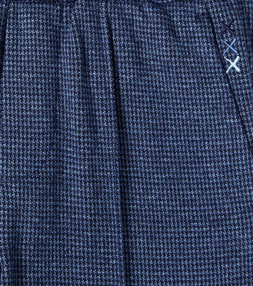 Scotch & Soda Herringbone Pants In Blue
