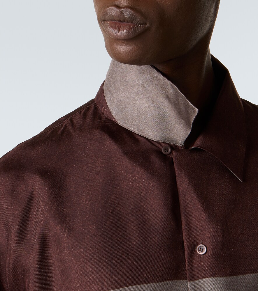 Loewe Loewe Albers Silk Twill Bowling Shirt 